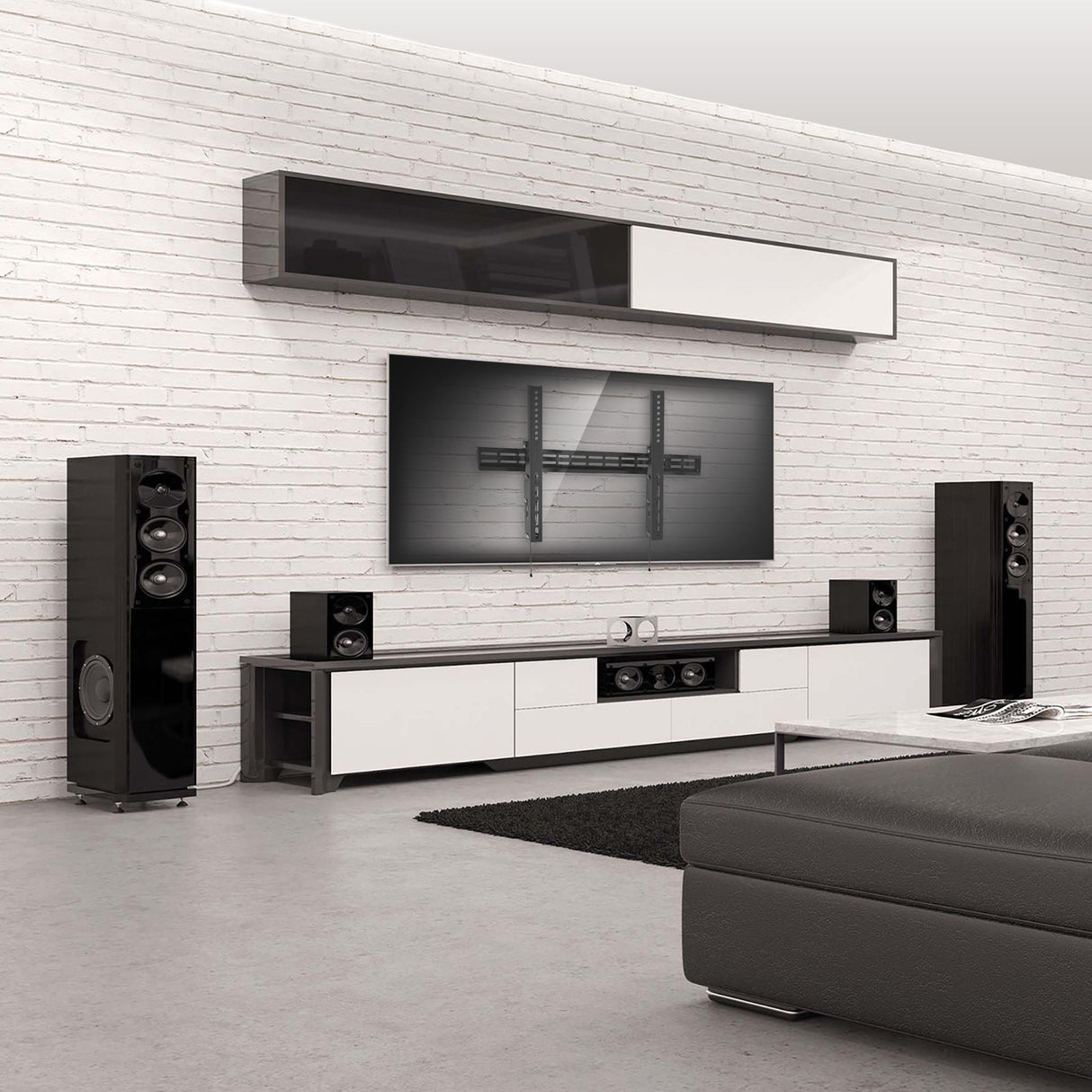 Soporte inclinable LUNIXTILT AC0571E para televisores de hasta 65"