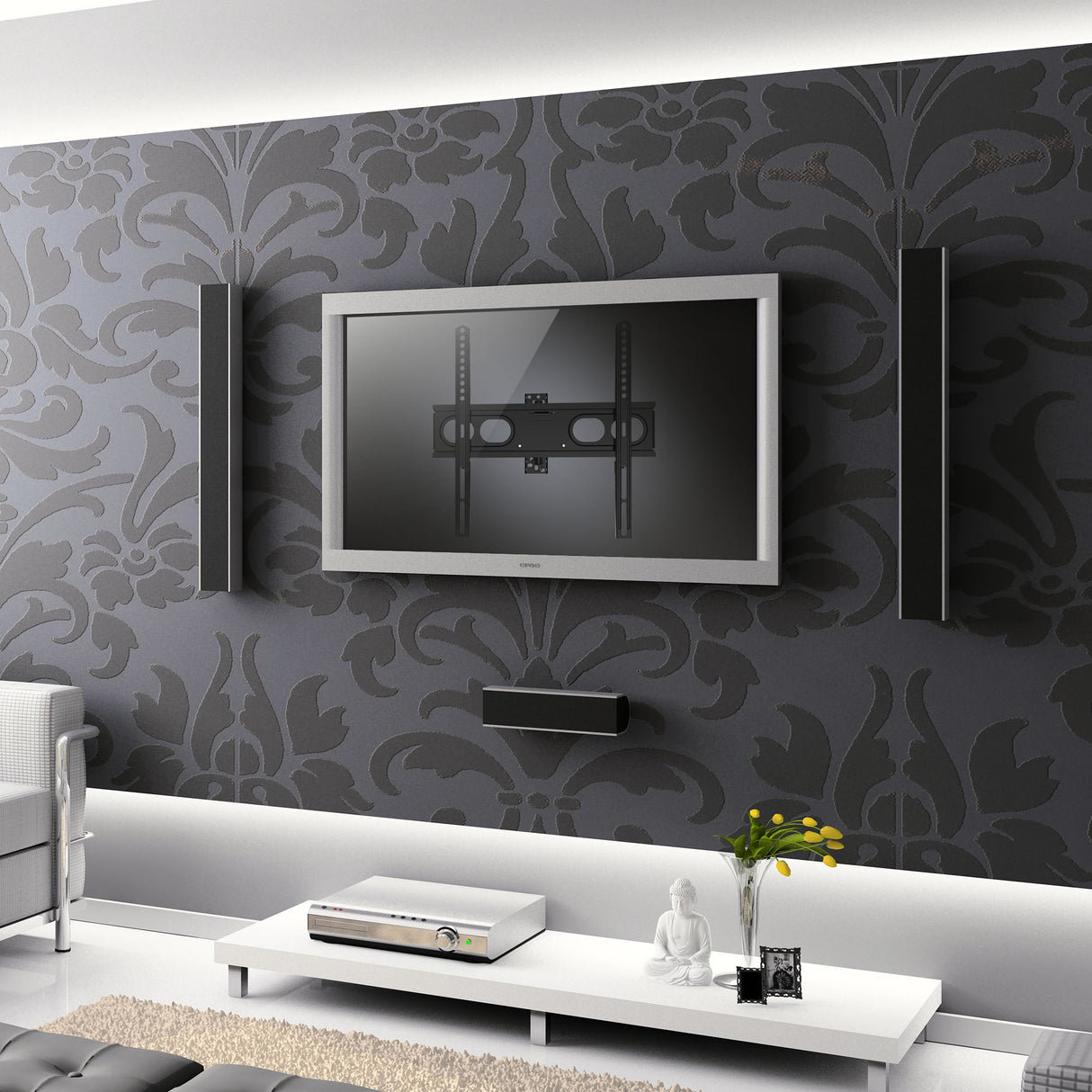 Soporte orientable e inclinable LUNIX L AC0592E para televisores de hasta 65"