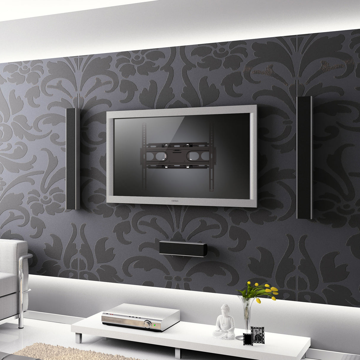 Soporte orientable e inclinable LUNIX XL AC0593E para televisores de hasta 65"