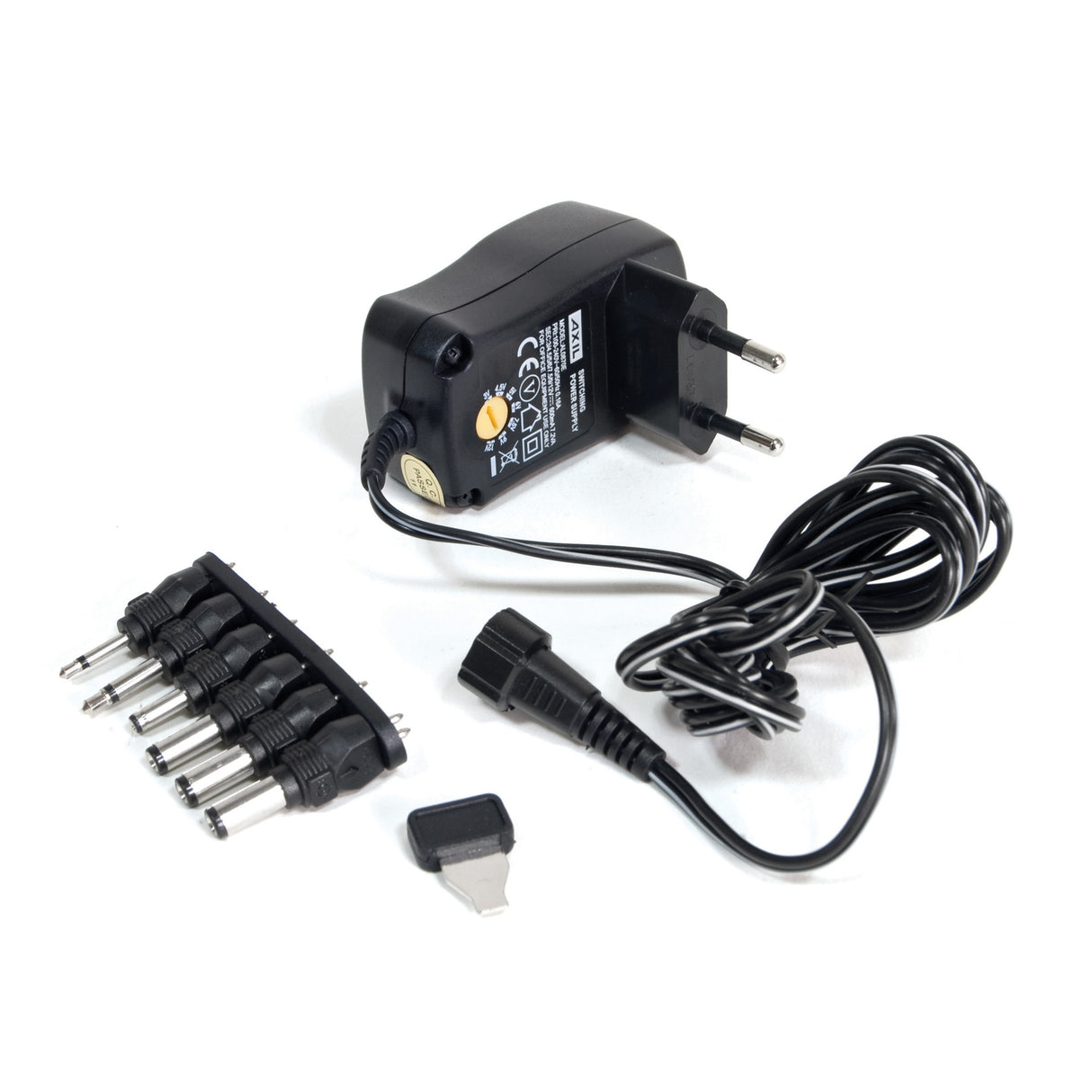 Alimentador con selector de voltaje (3-12 V) AL0870E de 600 mA