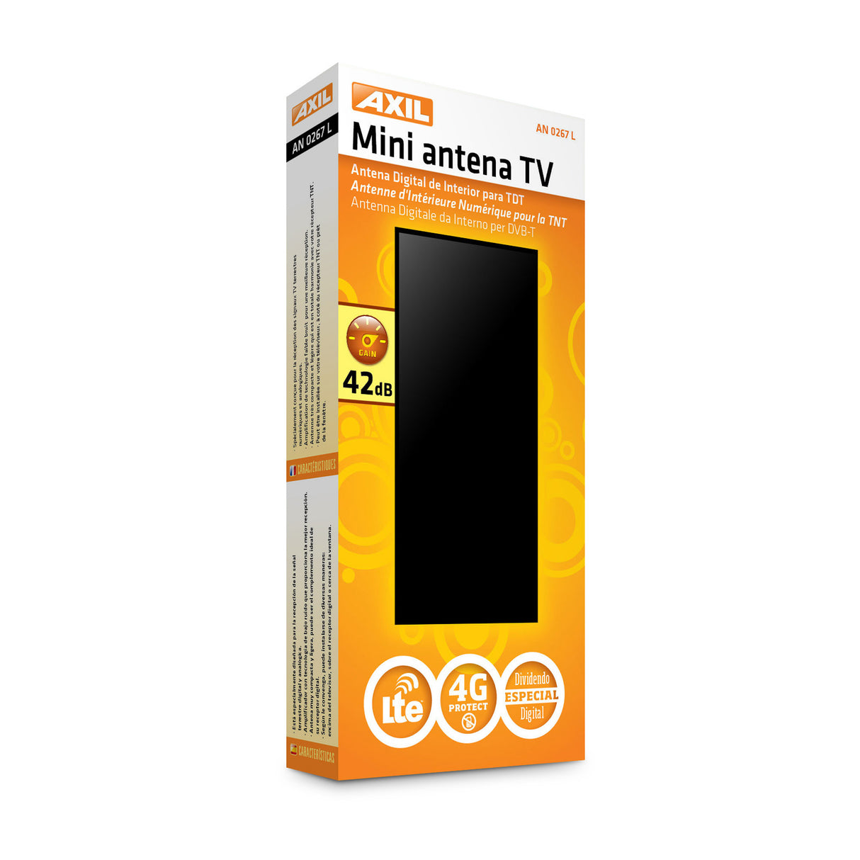 Mini antena TV de Interior AN0267L con filtro LTE