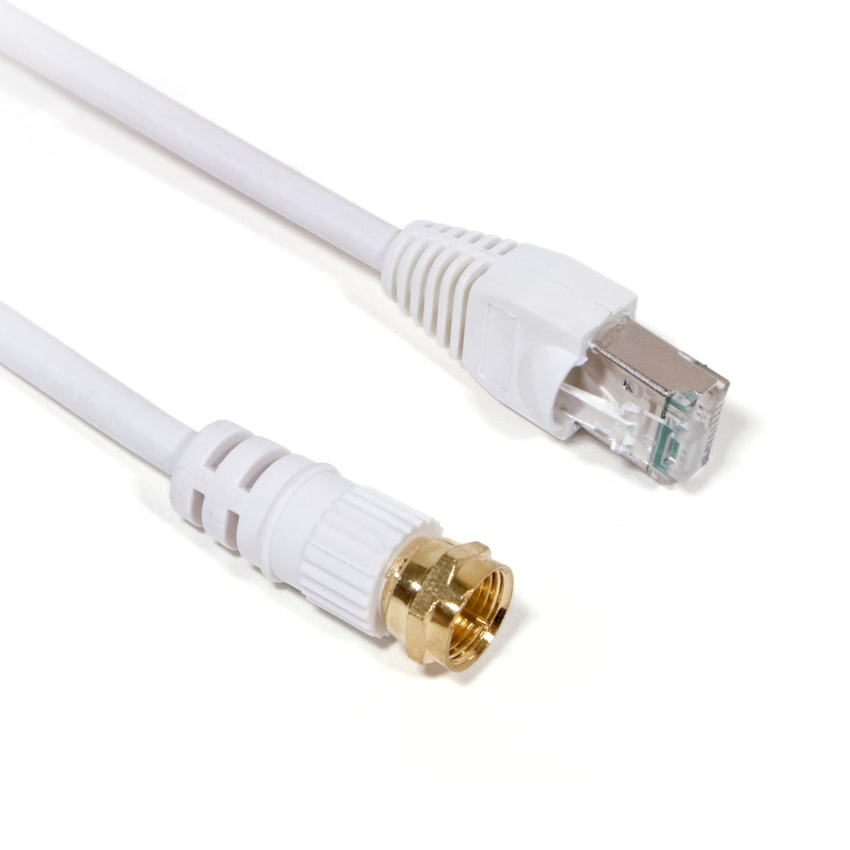 Cable ethernet RJ45 a conector F de 2 metros AV0186A