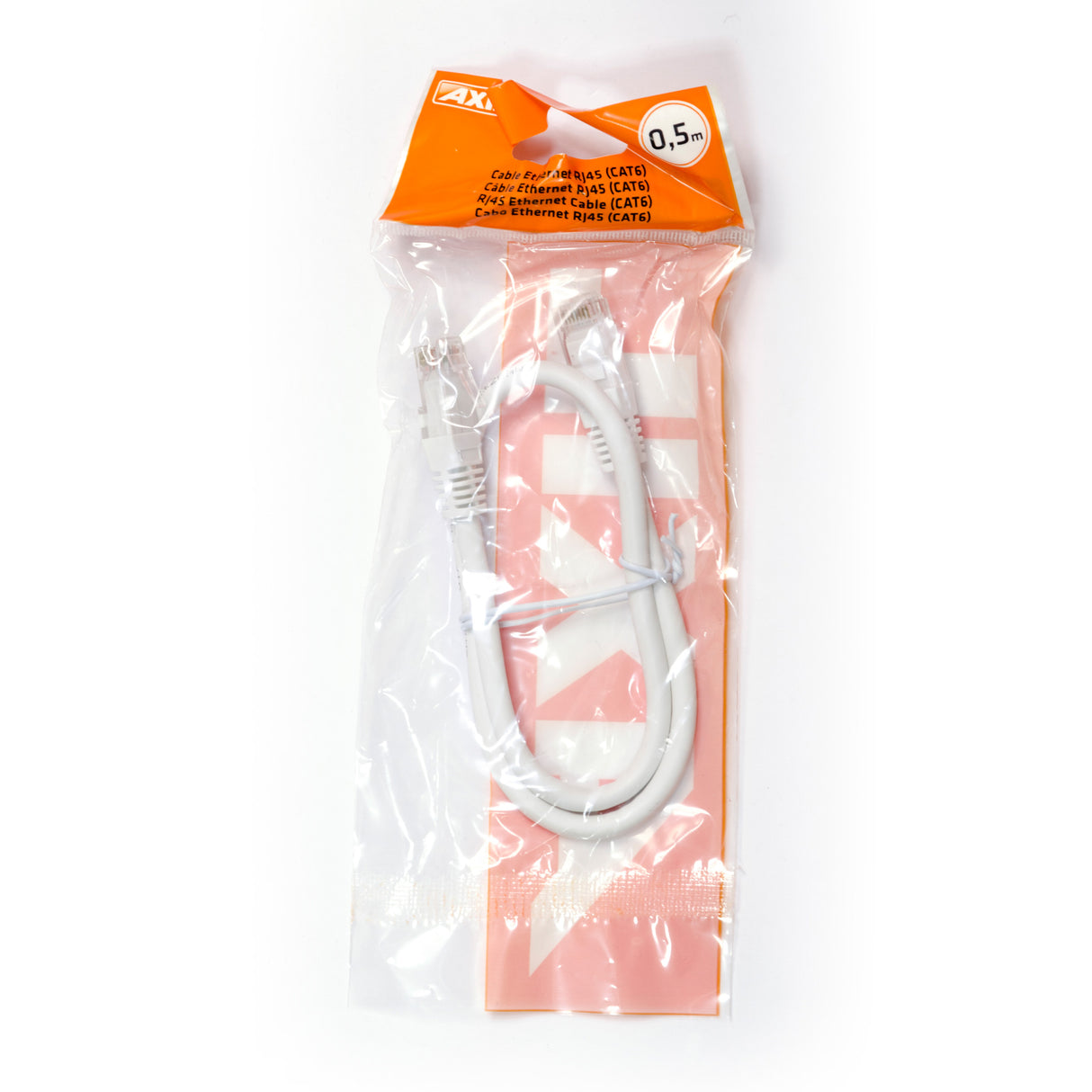 Cable ethernet RJ45 (CAT 6) de 0,5 metros AV0187A