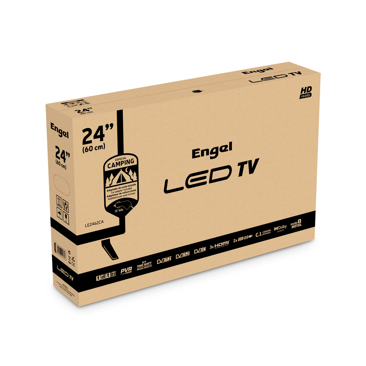 Téléviseur LED spécial camping LE2462CA HD 24"