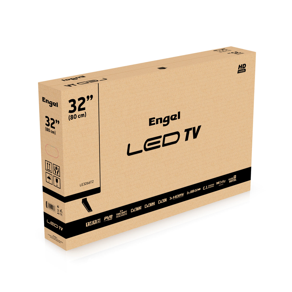 Televisor LED LE3266T2 HD de 32"