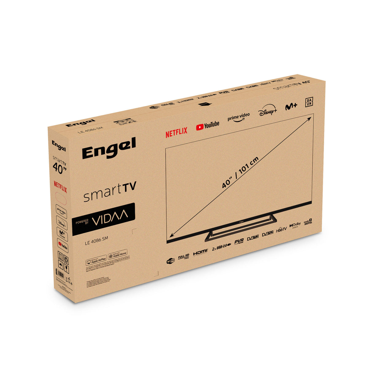 Televisor LED Smart TV LE4086SM FullHD de 40"