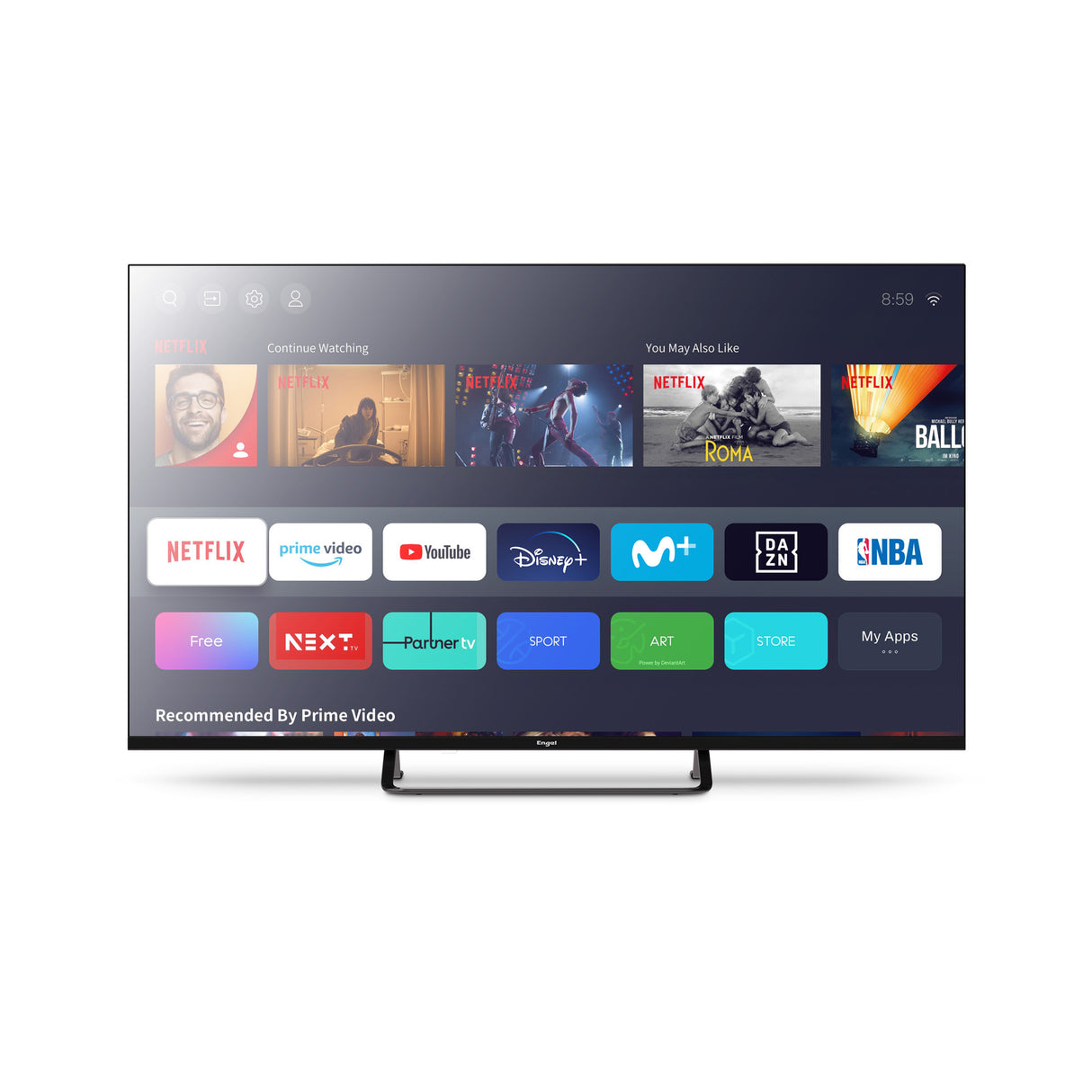 Téléviseur LED intelligent FullHD LE4385SM de 43 pouces