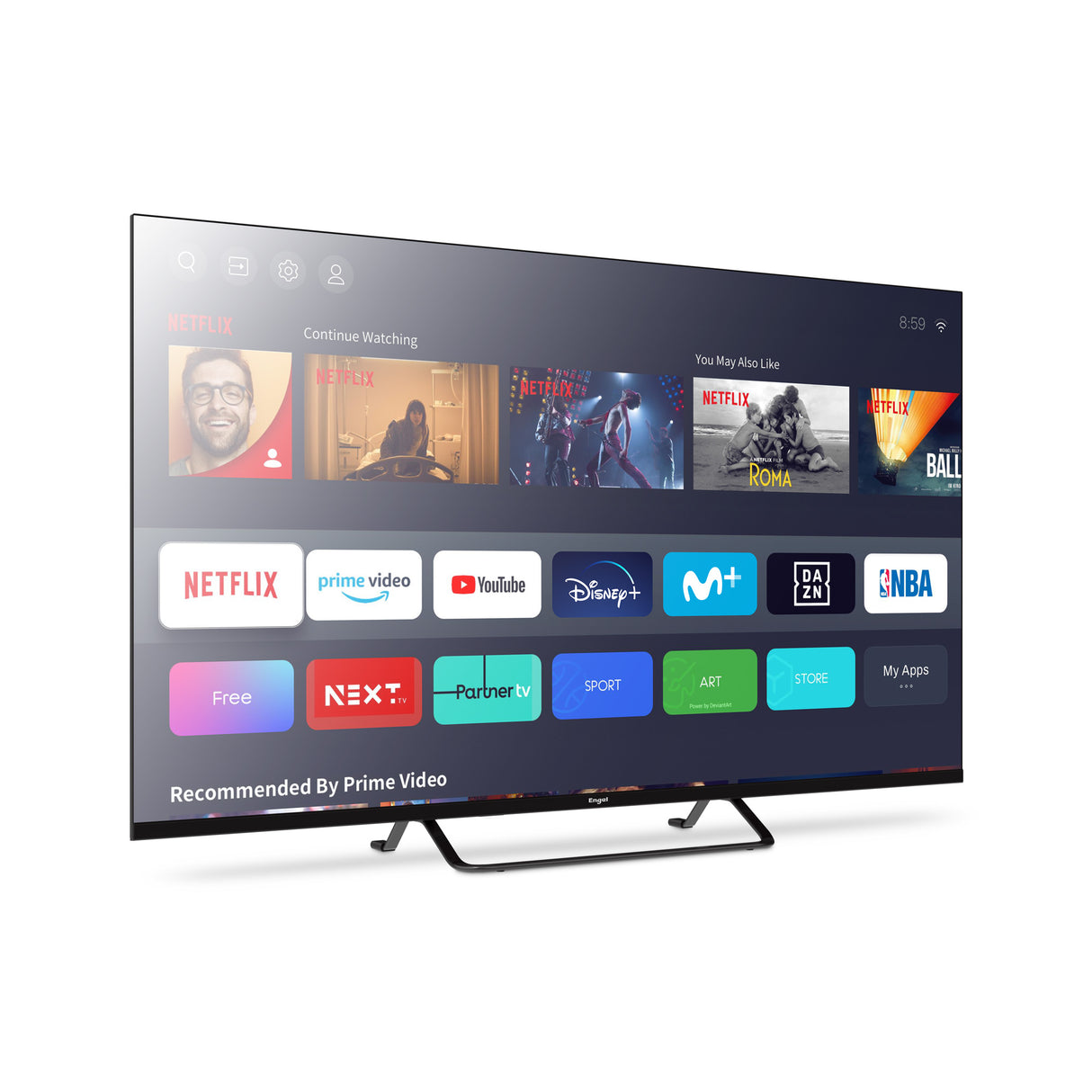 Téléviseur LED intelligent FullHD LE4385SM de 43 pouces