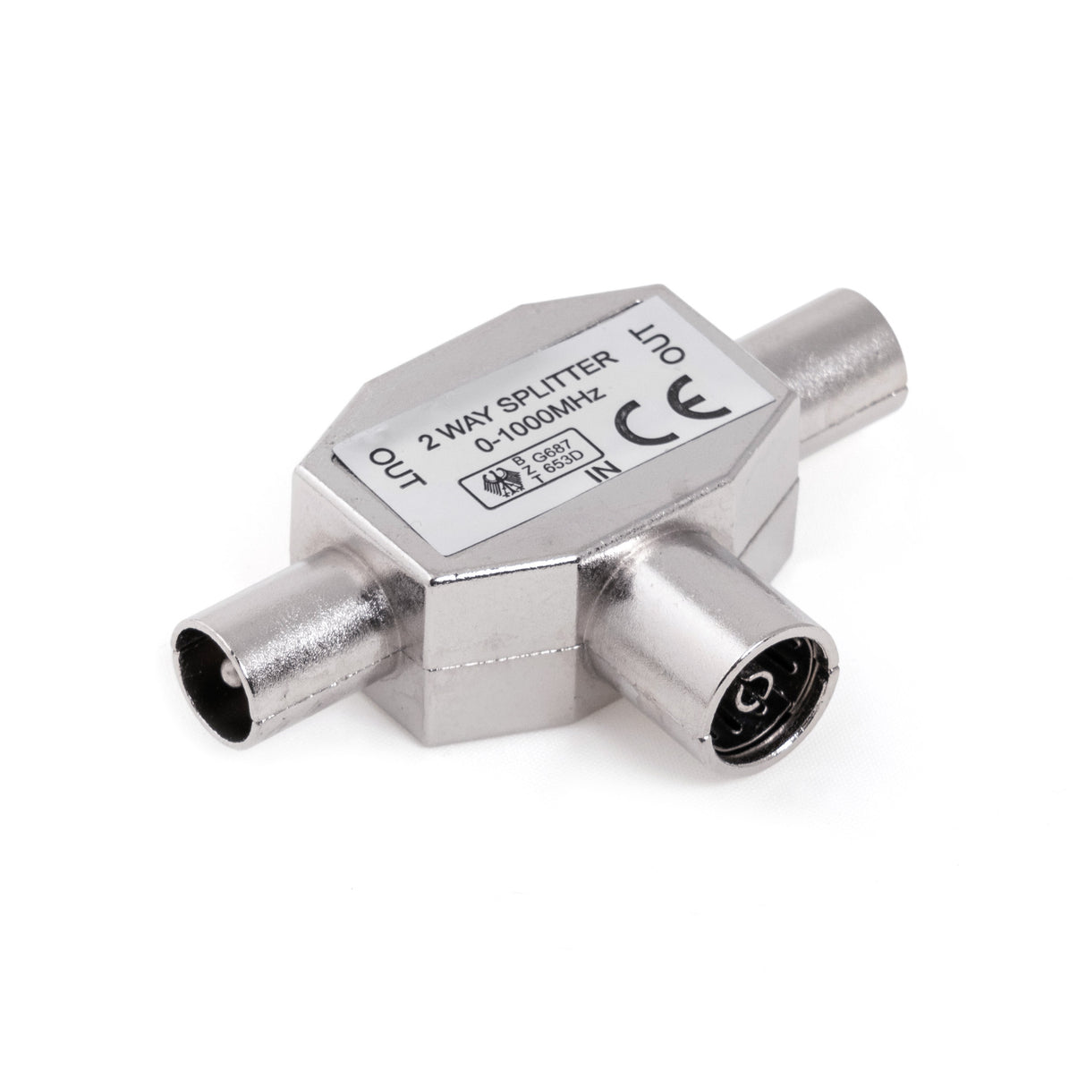 Conector de antena triple (1 hembra / 2 machos) y blindado MP0606C