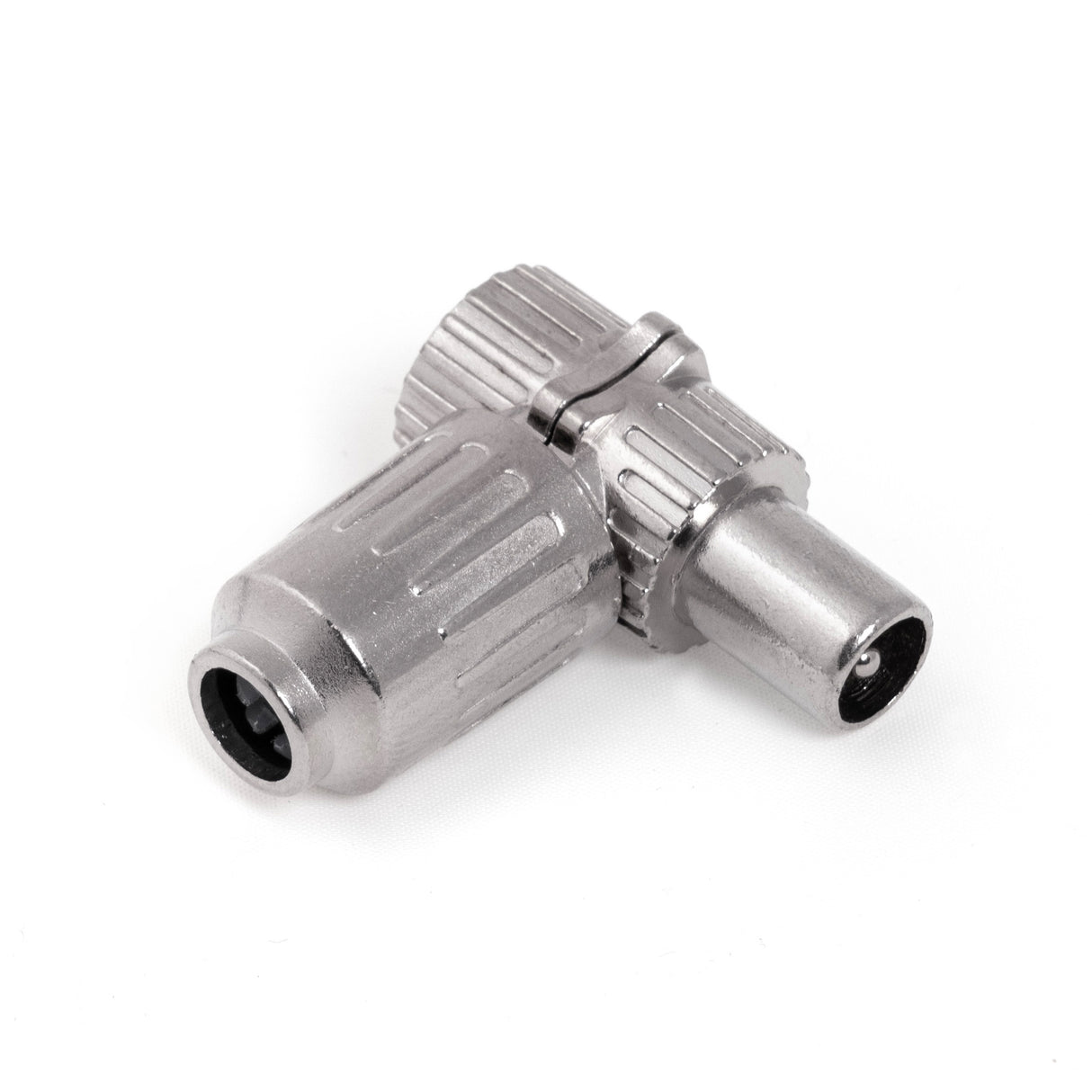 Conector de antena acodado y blindado macho MP0622C