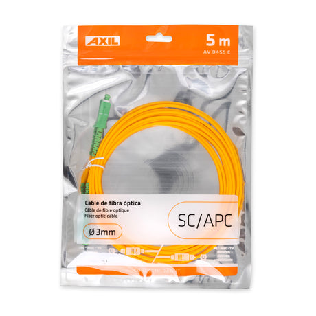 Cable de fibra óptica AV0455C (macho-macho) de 5 m