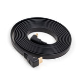 Cable HDMI tipo A acodado de alta definición AV0743C (macho-macho) de 3 m