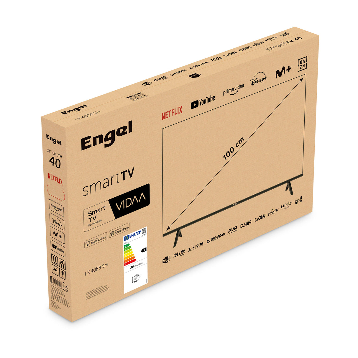 Televisor LED Smart TV LE4088SM Full HD de 40"