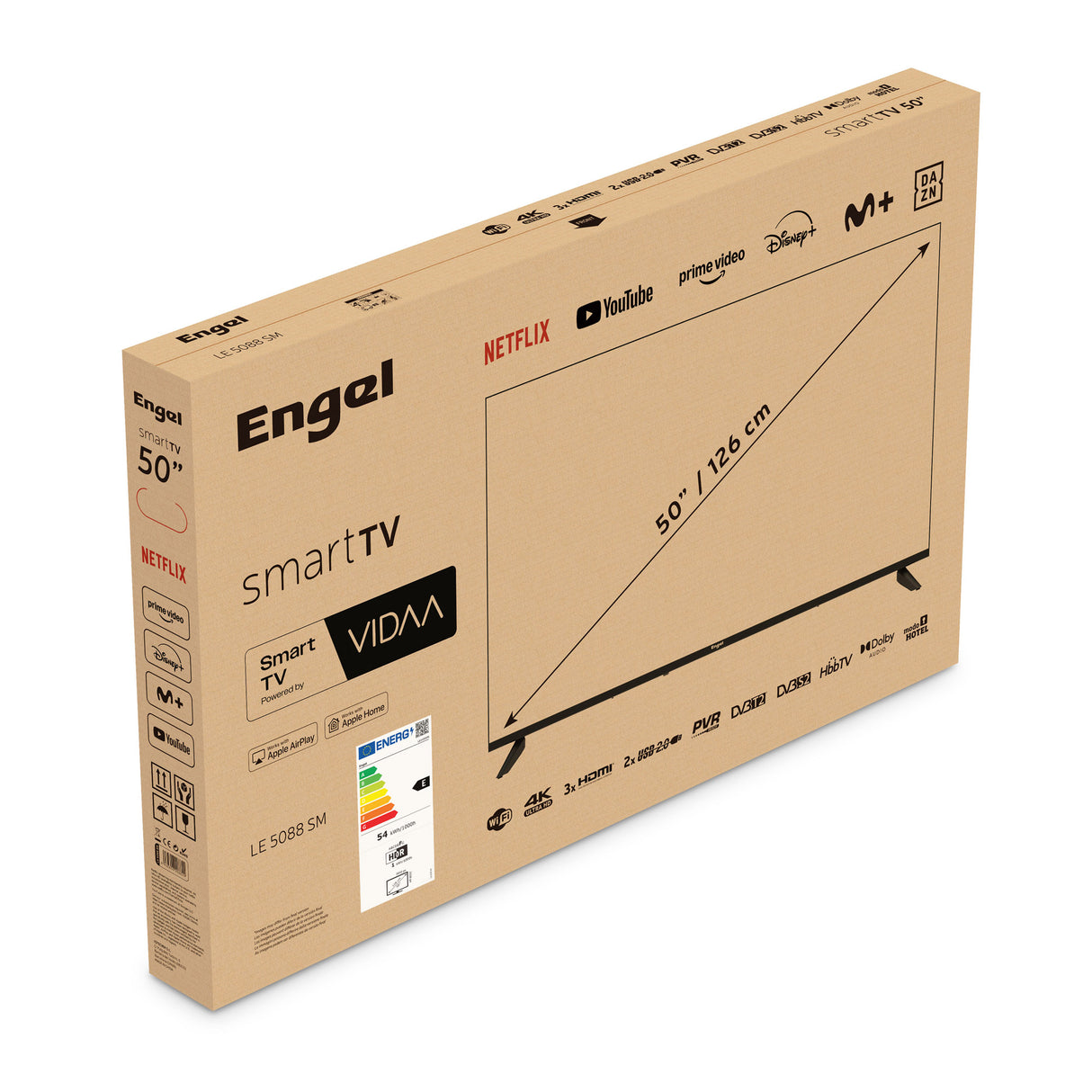 Televisor LED Smart TV LE5088SM 4K UHD de 50"