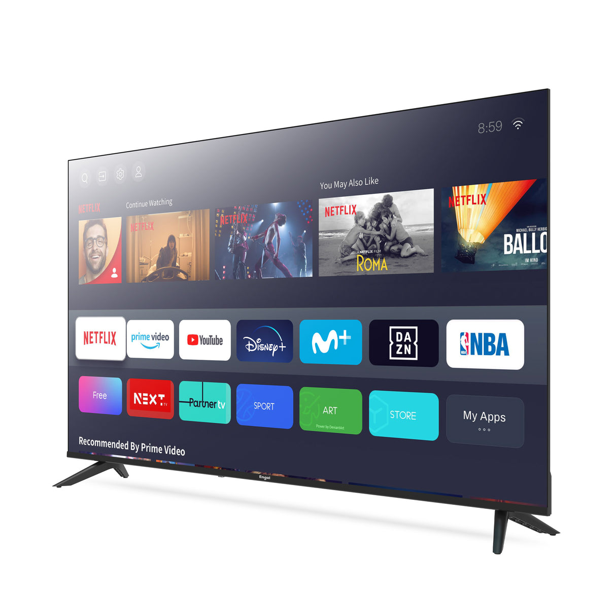 Televisor LED Smart TV LE5588SM 4K UHD de 55"