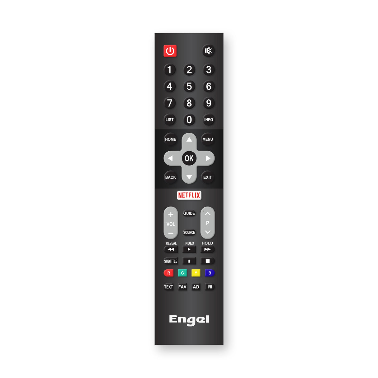 Mando MD3280SM compatible con televisores Smart TV Engel LEXX80SM y LEXX81SM