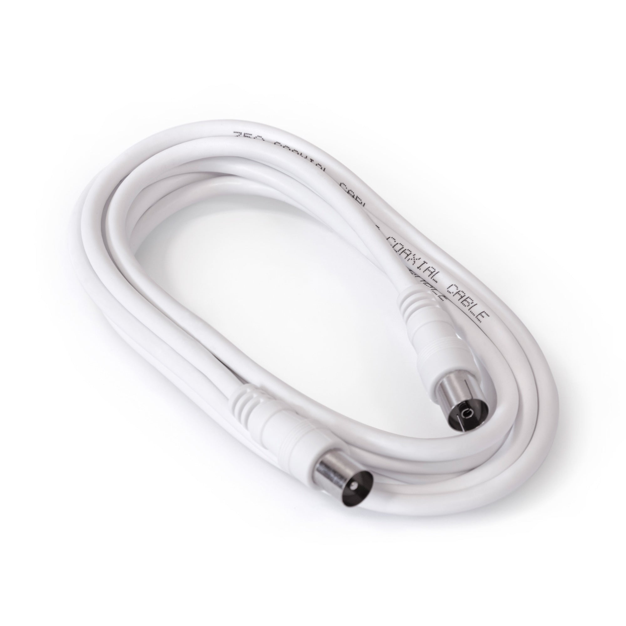 Cable Engel Axil MP0579C antena macho hembra 2,5 metros blanco