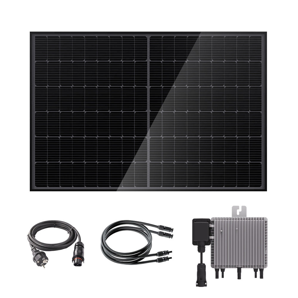 Kit Solar Engel PS0400R 400W con placa rígida, cables y microinversor